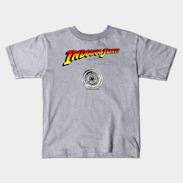 Indiana Jones Kids T-Shirt by Buff Geeks Art